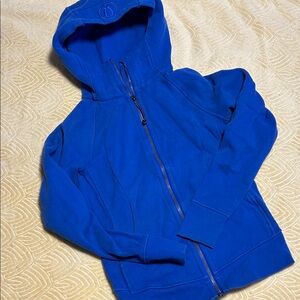 Lululemon blue scuba hoodie size 4